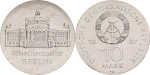 Gedenkmünzen  10 Mark 1987. ... 