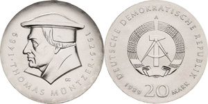 Gedenkmünzen  20 Mark 1989. ... 