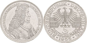 Gedenkmünzen  5 DM 1955 G ... 