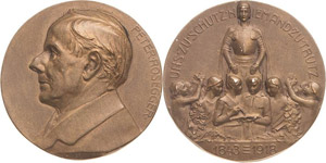 Medaillen  Bronzemedaille 1918 (L. ... 