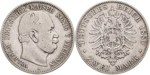 Preußen Wilhelm I. 1861-1888 2 ... 