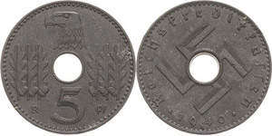 Münzen der Reichskreditkassen  5 ... 