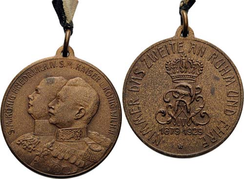 Regimente Stettin Bronzemedaille ... 