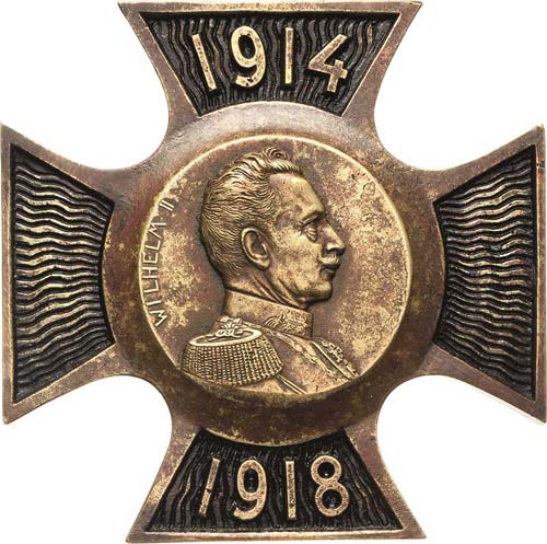 Erster Weltkrieg  Bronzegußkreuz ... 