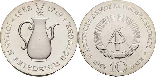 Gedenkmünzen  10 Mark 1969. ... 