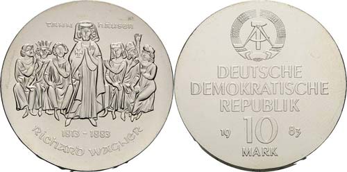 Gedenkmünzen  10 Mark 1983. ... 