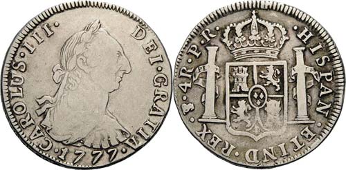 Bolivien Karl III. 1759-1788 4 ... 