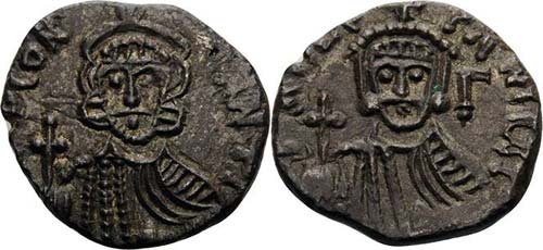 Italien-Syrakus Constantin IV. und ... 