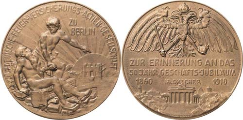 Berlin  Bronzemedaille 1910 (AWES ... 