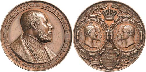 Jena  Bronzemedaille 1858 (F. ... 