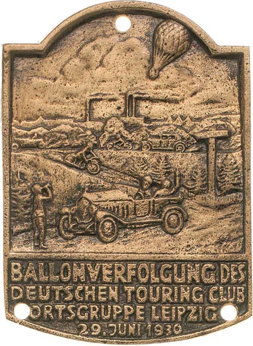 Leipzig  Bronzegußplakette 1930. ... 