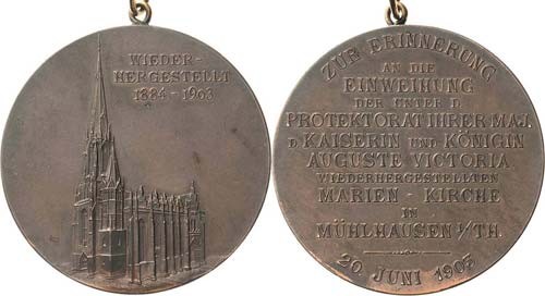 Mühlhausen  Bronzemedaille 1903 ... 
