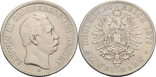 Hessen Ludwig III. 1848-1877 2 ... 