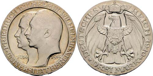 Preußen Wilhelm II. 1888-1918 3 ... 
