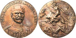 Erster Weltkrieg  Große Bronzegußmedaille ... 