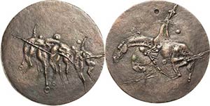  Melaja, Irma 1955-1991 Bronzegußmedaille ... 