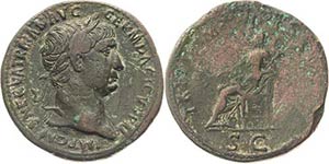 Kaiserzeit Trajan 98-117 Sesterz 103, Rom ... 