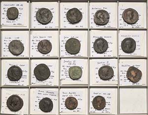 Römische Münzen Lot-19 Stück Eine ... 