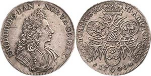 Dänemark Frederik IV. 1699-1730 Krone (4 ... 