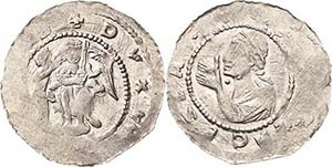 Böhmen Wladislaus I. 1110-1113 Denar, Prag ... 