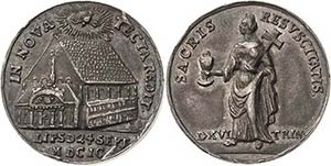 Leipzig  Silbermedaille 1699 (Kaufmann) ... 
