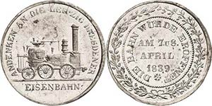 Leipzig  Zinnmedaille 1839 (Ehrhardt) ... 