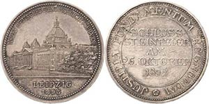 Leipzig  Silbermedaille 1895 (Lauer) ... 