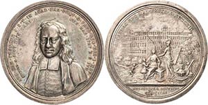 Lübeck-Stadt  Silbermedaille 1727 (Vestner) ... 