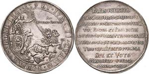 Münster  Große Silbermedaille 1648 ... 