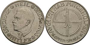 Drittes Reich  Kupfer-Nickelmedaille o.J. ... 