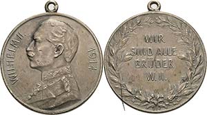 Erster Weltkrieg  Silbermedaille 1914 (BHM) ... 