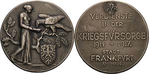Erster Weltkrieg  Silbermedaille 1917 ... 