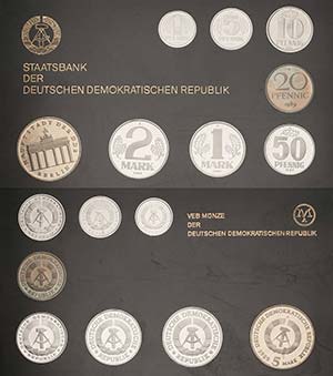 Kursmünzensätze in Polierter Platte  1, 2, ... 