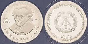 Gedenkmünzen Polierte Platte  20 Mark 1974. ... 