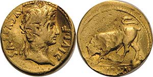 Kaiserzeit Augustus 27-14 v. Chr Aureus ... 