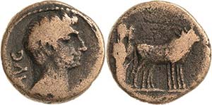 Kaiserzeit Augustus 27-14 v. Chr Bronze, ... 