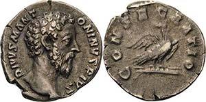 Kaiserzeit Marcus Aurelius 161-180 Denar ... 