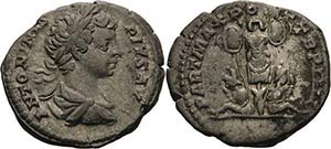 Kaiserzeit Caracalla 198-217 Denar 201, Rom ... 