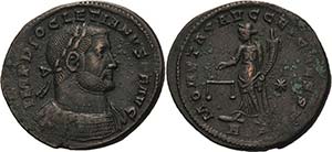 Kaiserzeit Diocletian 284-305 Follis ... 