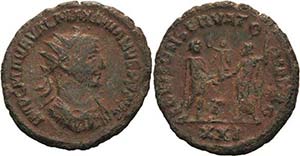 Kaiserzeit Maximianus 285-308 Antoninian ... 
