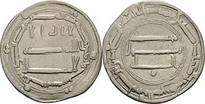 Abbasiden al-Mansur 754-775 Dirham 763 (=AH ... 