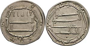 Abbasiden al-Mahdi 775-785 Dirham 780 (=AH ... 