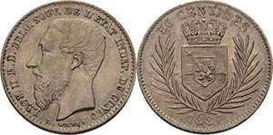 Belgisch-Kongo Leopold II. 1865-1909 50 ... 