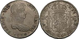 Bolivien Ferdinand VII. 1808-1825 8 Reales ... 