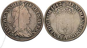 Frankreich Ludwig XIII. 1610-1643 1/2 Écu ... 