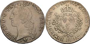 Frankreich Ludwig XV. 1715-1774 Écu au ... 