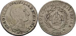 Italien-Neapel Ferdinand IV. 1795-1805 20  ... 