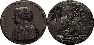 Medaillen  Eisengußmedaille o.J. (1526, ... 