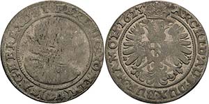 Habsburg Ferdinand II. 1619-1637 Kipper-24 ... 