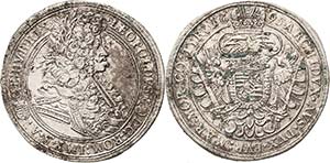 Habsburg Leopold I. 1657-1705 Taler 1695, ... 